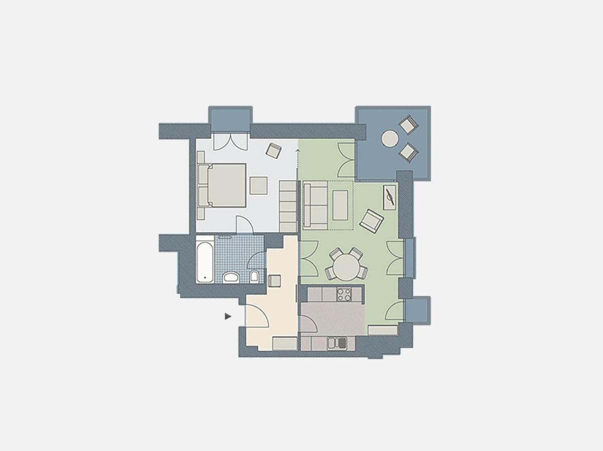 Kaiservillen Heringsdorf - Ferienwohnung Mit 1 Schlafzimmer Und Balkon D224 Kültér fotó